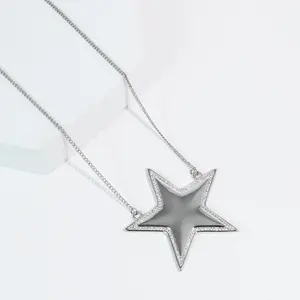 Star of the Show Silver Necklace