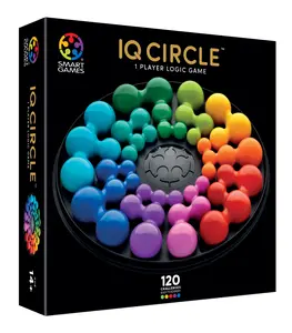 IQ Deluxe: Circle - 120 Challenges Featuring a Deluxe Travel Case for Ages 14 - Adult