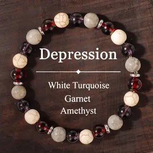 Depression Relief Crystal Bracelet - Mood Stabilization & Emotional Balance