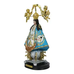 Virgen De San Juan de Los Lagos 8"-12" Inch Figure - Our Lady of San Juan De Los Lagos Religious Decor Catholic