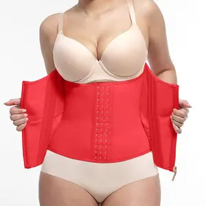 FeelinGirl High Compression 15 Built-in Steel Bone Tummy Control Waist Trainer Shapewear Belts Double-layer compression Womenswear Zipper Comfort Front and back curved design Springtok