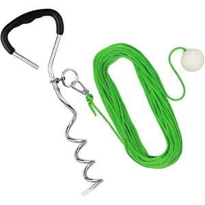 Golf Practice Tool,Training Tool in The Backyard with A Golf Ball & 50 Feet Ball Tavel,Golf Rope Swing Trainer,Great Gifts  Men, Dad, Husband, Women, Kid, Golfers