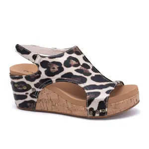 Gold Leopard Sandal - Boutique by Corkys