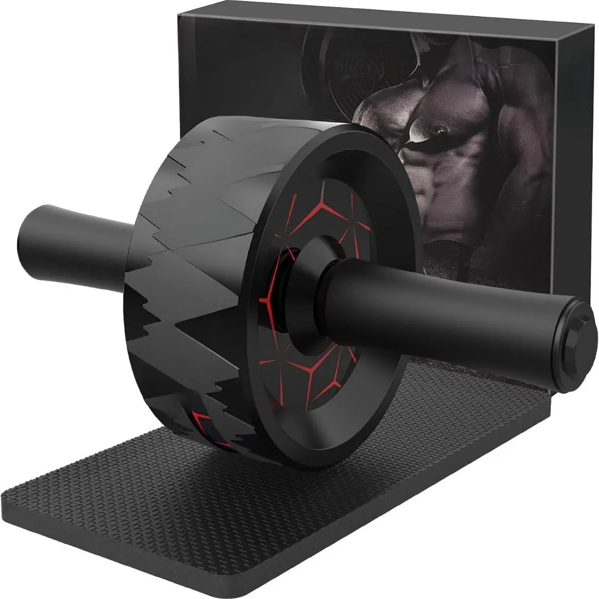 [New Deal] Ab Roller Wheel, Compact Unisex Ab Exercise Machine for Abs Training & Core Workouts, Home Gym Fitness Equipment