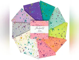 True Colors | Fairy Dust 5" Charm Pack by Tula Pink for Free Spirit | 42pcs