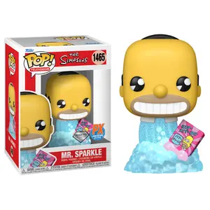 Funko Pop! Mr. Sparkle Diamond Collection, The Simpsons 1465 - Previews Exclusive Vinyl Figure in PopShield Protector