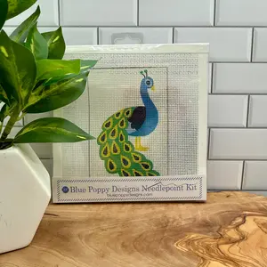 Peacock Needlepoint Kit