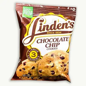 Linden's Chocolate Chip Cookies - 3 Large Cookies per Bag - 1.8oz