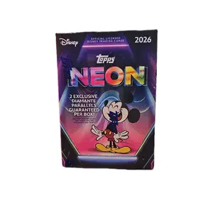 Topps Disney Neon 2026 Trading Cards 2 Exclusive Diamante Parallels Guaranteed Per Box