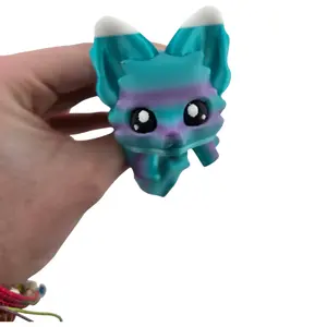 Maddie The Mermaid Flexi Fox 7.5 Inches - 3D Printed Fantasy Creature - Authorized Seller - Articulated