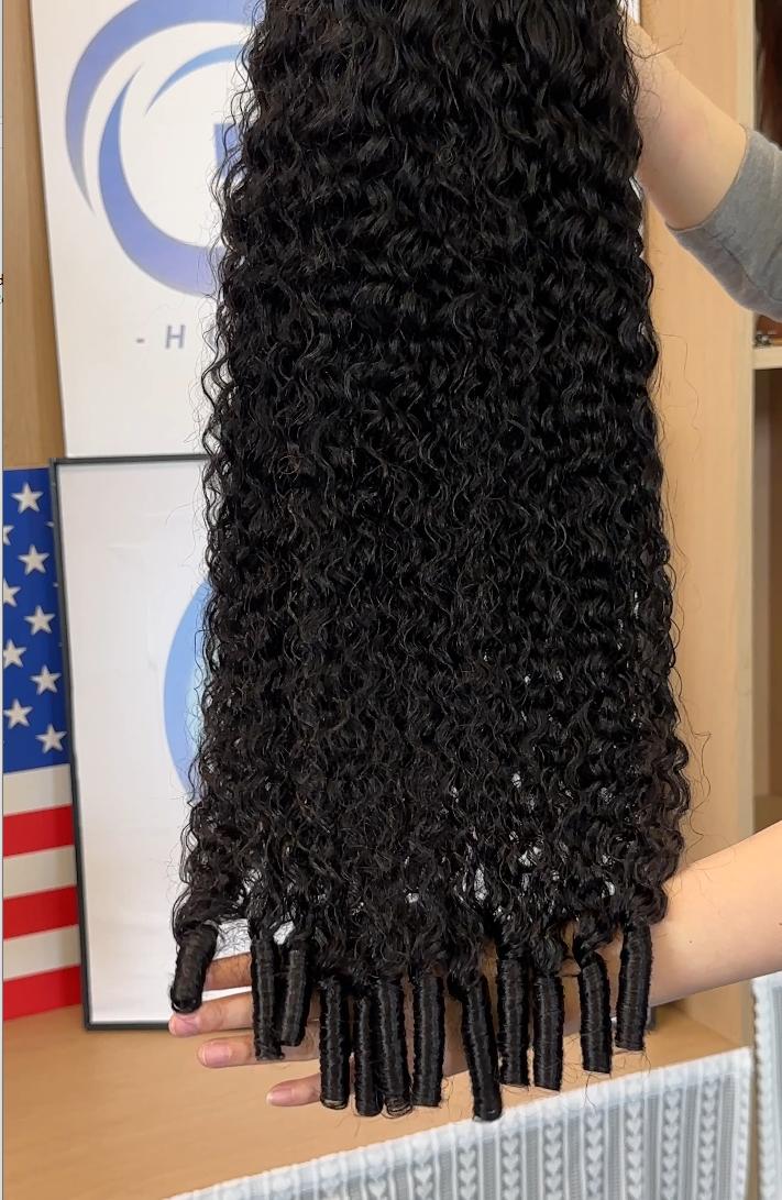 22 Inch Human Hair Wig 200% Density Glueless Lace Front Spiral Curly Burmese Curly Wig With Spiral Curly Ends Pull & Go Glueless  main image 4