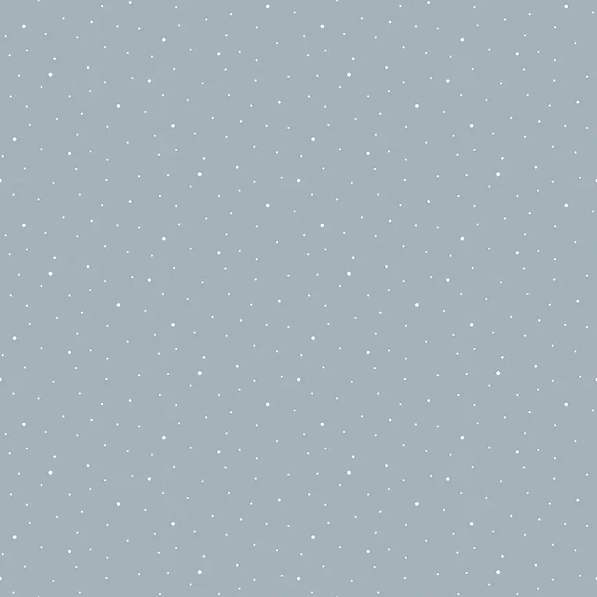 Fabric Riley Blake Silver Dapple Dot Designer Flannel by the Quarter Yard F17515-SILVER