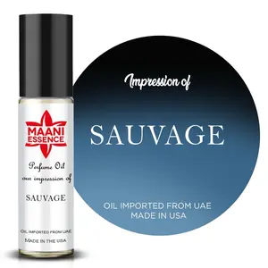 FRAGRANCE OILS Sauvage Roll on Perfume body oil fragrance, Concentrated Grade Parfum Oil, Roll on attar