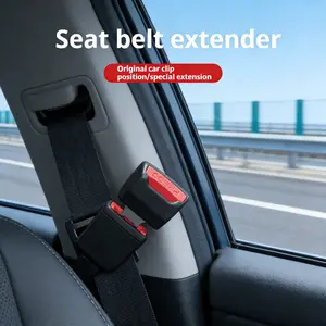 Auto Seat Belt Buckle Holder Clip Extender Universal Car Rear Seat Belt Guide and Fixing Tool Clip Position Silent Device Easy Installation Durable Vehicle Interior Organizer