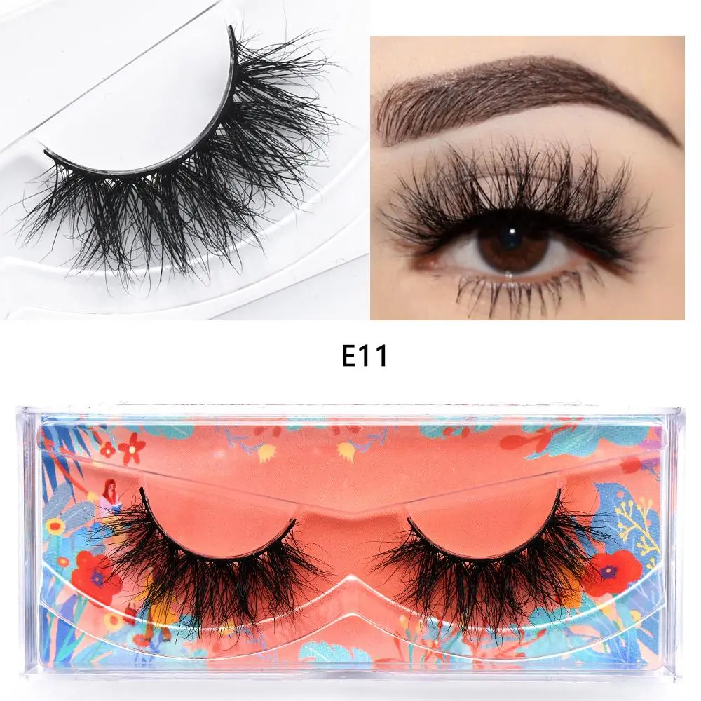 E11 Mink Lash Fluffy Wispy Eyelashes Vegan Cruelty-Free 3D Mink Lashes Cross Eyelash Extension Lashes Mink False Eyelash Makeup 2026 New