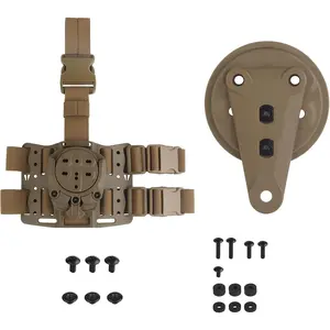 Drop Leg Platform 360 °Rotation Holster Platform Adapter Receiver Mounts with Adjustable Thigh Straps for Holsters and Magazine Pouches