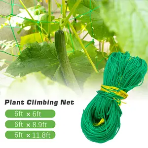 Trellis Netting,  Climbing Plant Support Net Garden Pea Bean Neting, 5.9ft x 8.8ft Heavy Duty Garden Trellis Netting for Cucumber, Vine, Tomato, Plants Trellis Climbing Vine Plants Fruits & Vegetables