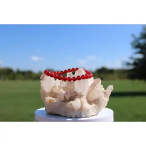 6mm Carnelian Bracelet