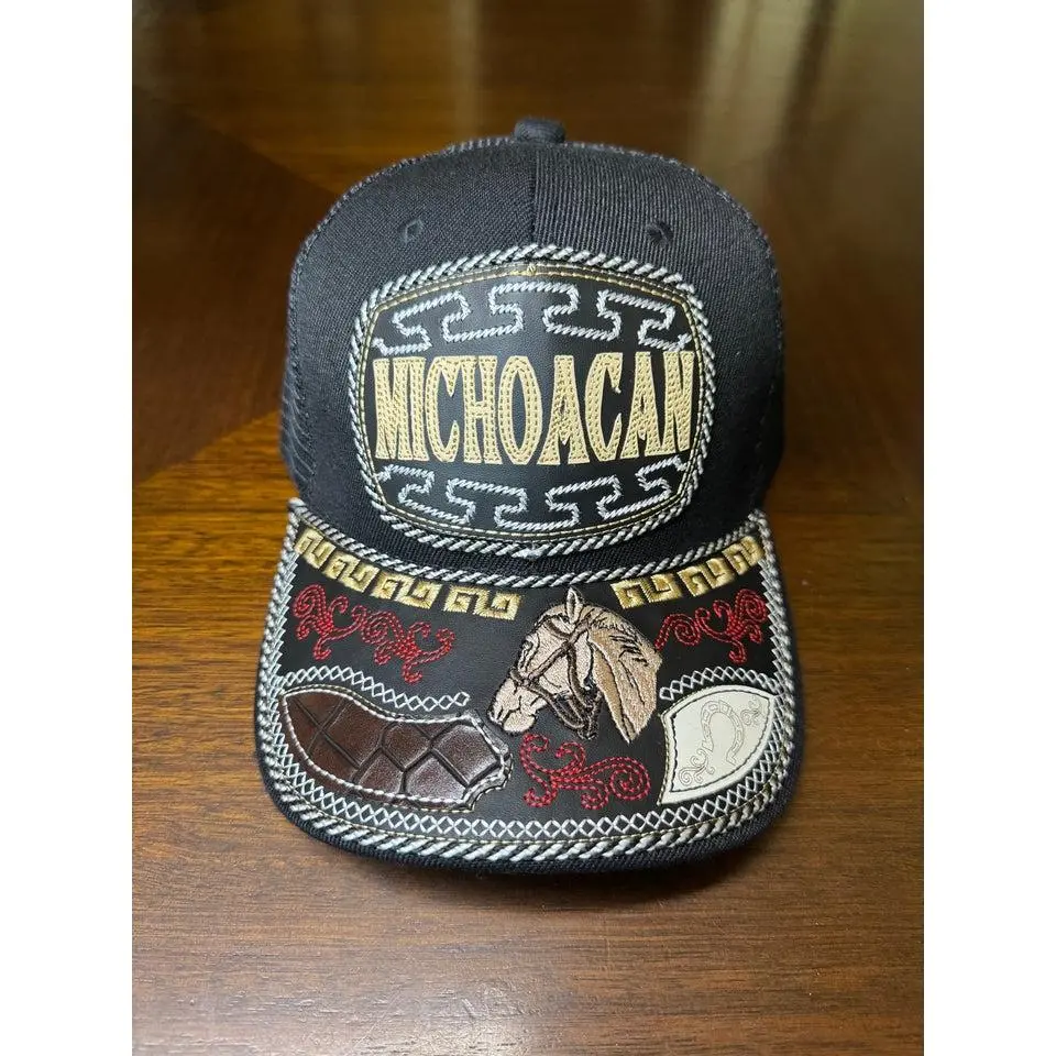 Gorra Vaquera Michoacan | Michoacan Western Trucker Cowboy Snapback Hat