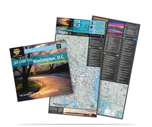 Washington DC Day Trip Map: 6 Scenic Road Trips on One Map