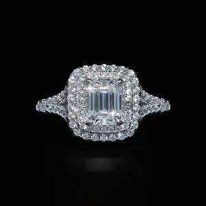 [#Y103] Leah Unisex Synthetic Moissanite Gemstone Fashion Ring for Adults, Daily Wear Jewelry Accessories