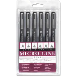 Micro-Line Pen Set (Set of 6)