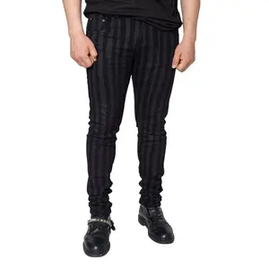 Destroyer Skinny Grey Stripe Jeans Destroyer Skinny Grey Stripe Jeans