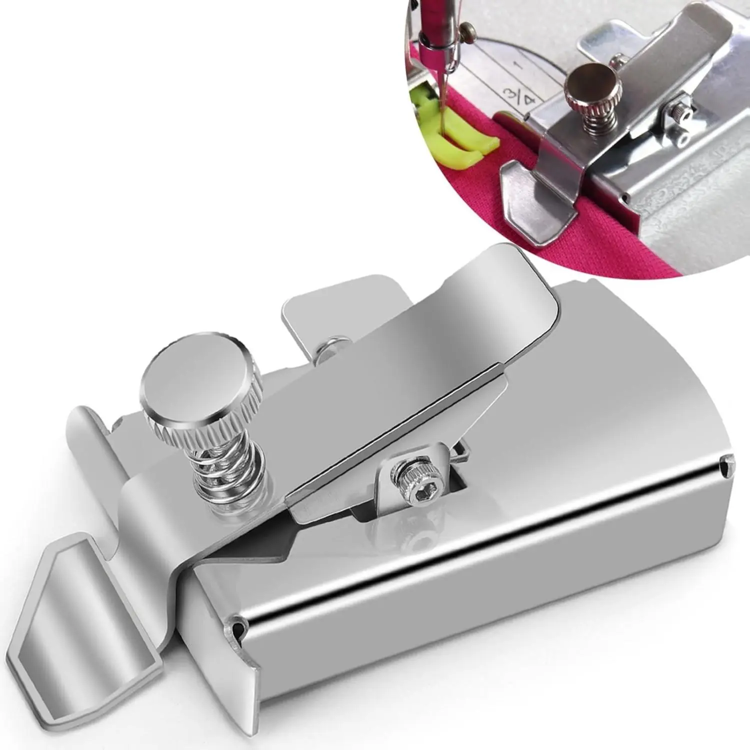 Upgraded Magnetic Seam Guide for Sewing Machine with Strong Magnet Adsorption, Universal Compatibility, and Effortless Operation for Accurate Stitching