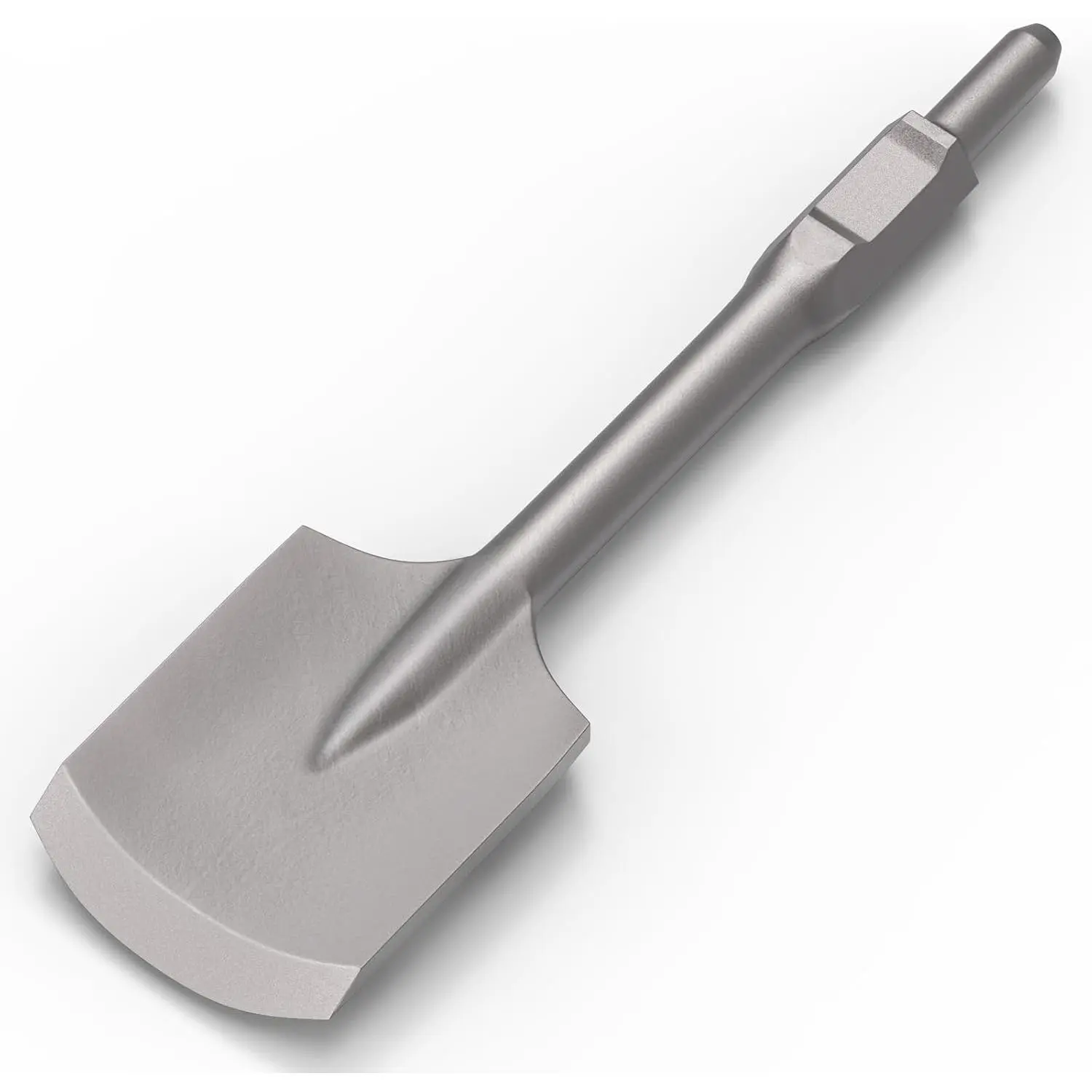 65 Shnk Cly Spde, 4.3 x 16.5 Inch lloy Steel Electric Demolition Jck Hmmer Shovel Chisel Bit, Thinset Scrper dhesives Remover Concrete Breker for Trenching, Lndscping