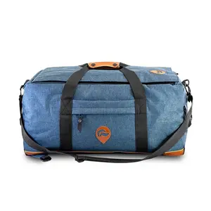 Hybrid - Denim  100% Smell Proof, Two in One Backpack and Duffle Bag