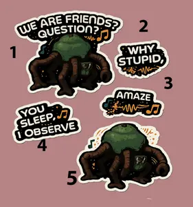 Amaze Amaze Amaze Rocky Sticker, Project Hail Mary Inspired Sci-Fi Reading Decal, BookTok Bookish Gift