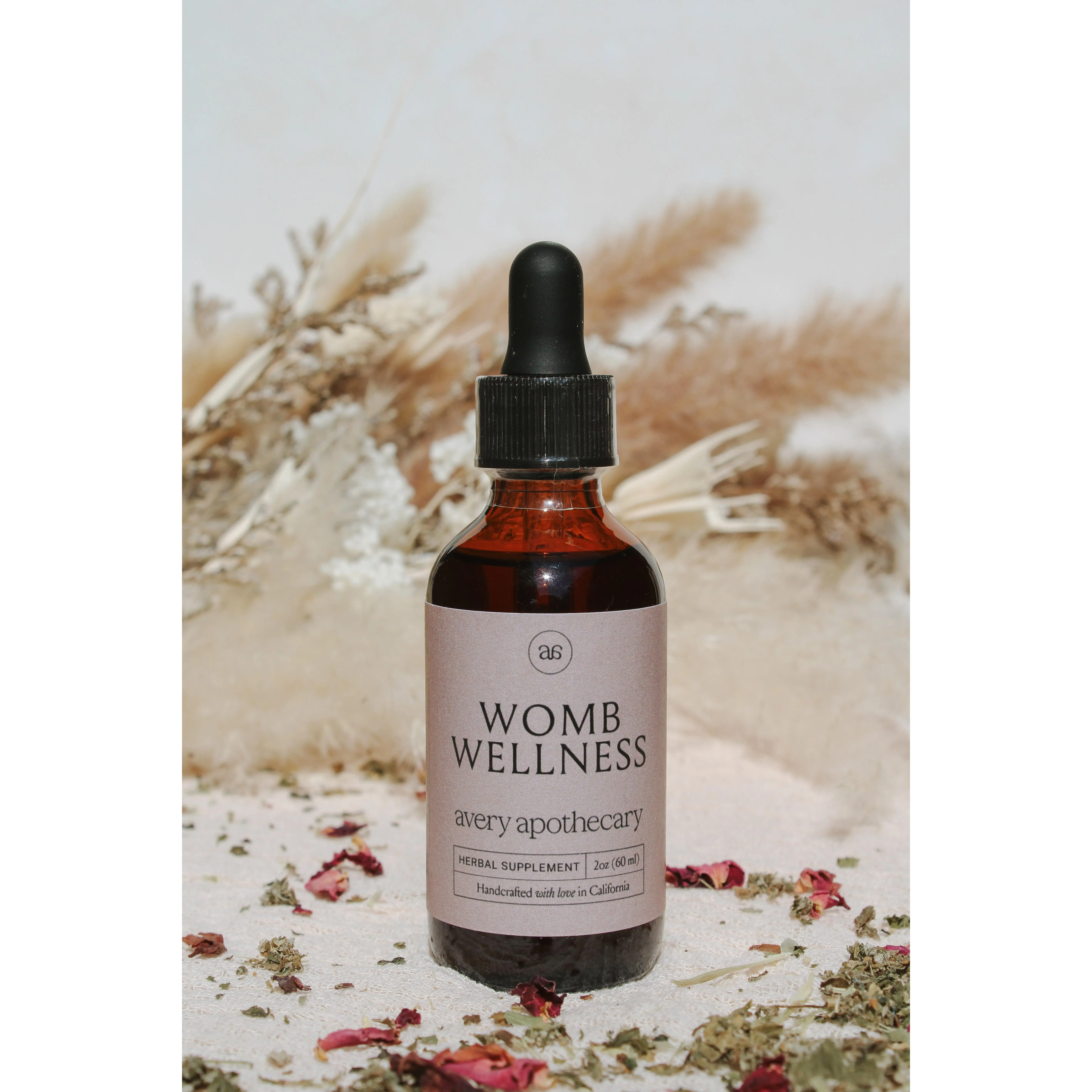 Womb Wellness Organic Herbal Drops  Edible Supplement