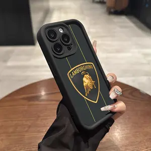 lamborghini Phone Case for iphone 17 16 Air 15 14 Pro Max Plus soft shell Cover