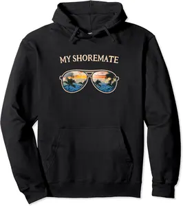 My Shoremate Beach Friends Ocean Buddy Couples Summer Pullover Hoodie - Lydiagarcia Shop 28B0BZDYZD8S