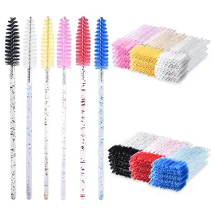 Colorful 150PCS Lash Brushes Set – Disposable Mascara Wands for Eyelash Extensions, Eyebrows, and Makeup Cleaning Must-Have Beauty Tool Kit! Cosmetic cute room stuff