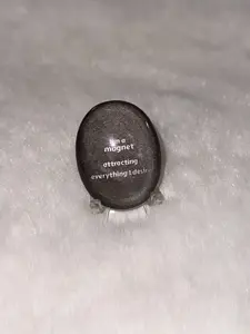 Original design of silver jade natural crystal energy luck stone