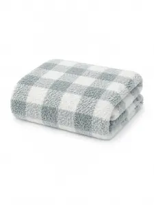 Phufy® Bliss Gingham Blanket, Soft Green