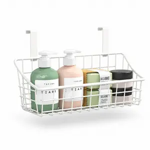 Kitchen Cabinet Door Hanging Basket Organizer, Multi-Functional Storage Bin for Kitchen and Bathroom, Space-Saving Shelving Solution