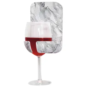 Bath Wine Holder and Bluetooth Speaker