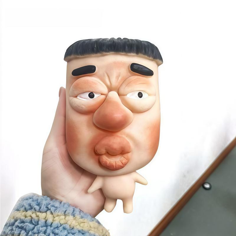 Popping Pimple Squishy Toy - Fast Rebound Silicone Stress Relief Squeeze Toy, Funny Faces, Non-Toxic & Durable, Ultrasquishy for Anxiety Relief and Fun Relaxation Stick Solution