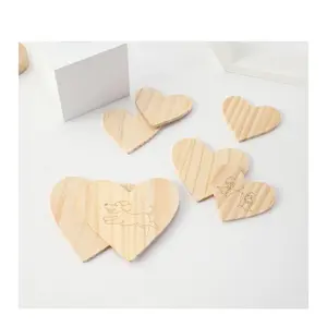 DIY Unfinished Wood Blank Plaque, Versatile Wooden Board for Painting, Crafts & Christmas Holiday Decor