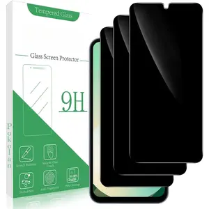 (3 Pack  Screen Protector Designed for  Galaxy A16 5G / Galaxy A16 Anti-Spy Tempered Glass Film, Anti Scratch, Bubble Free, Case Friendly