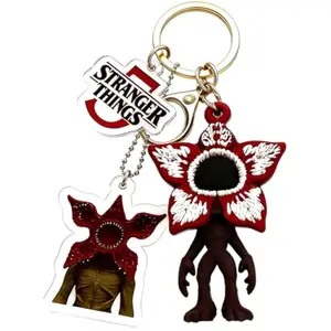 Stranger 5 TV Keychains for Women and Men, Cute Purse Charms Car Keychain Backpack Bag Charm, The Perfect Choice for Holidays or Party Gifts