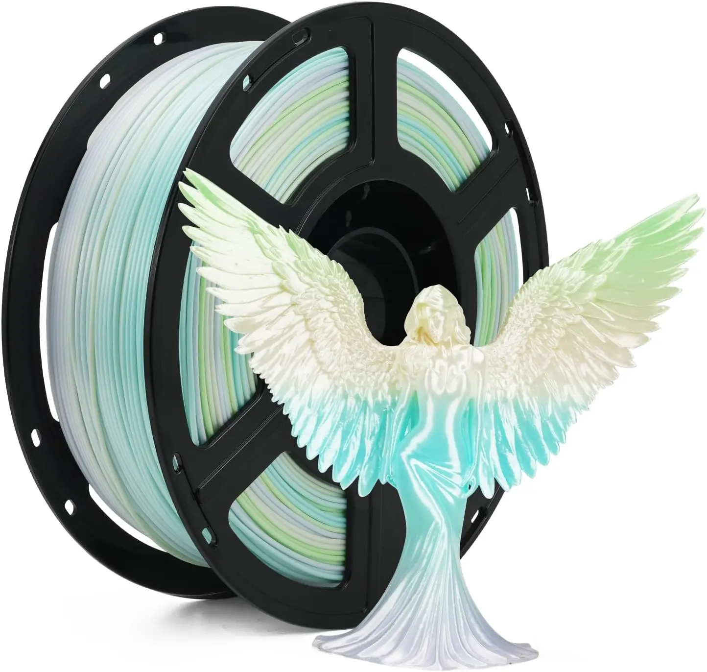 Flashforge  PLA Rainbow 3D Printer Filament Spool - 1.75mm, 1kg (2.2lbs), 500mm/s Speed for Faster Output, High-Precision Printing, Fine Detailing, Tangle-Free, High-Quality Prints, 4.8/5 Stars (2266 Reviews), 3D Printing Supplies,techvibes