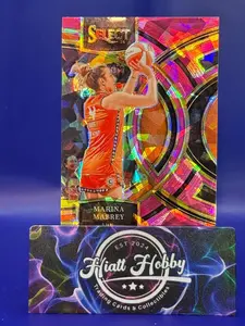 24 Panini Select WNBA - Premier #190 - Marina Mabrey - Pink Ice