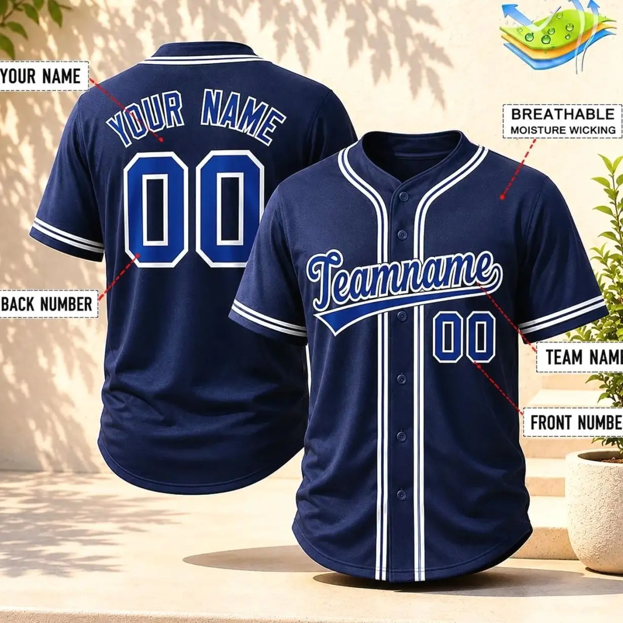 Personalized Baseball Jersey, Custom Team Name Jersey, Custom Name Number Shirt, Team Uniform, Sports Fan Gift, Unisex