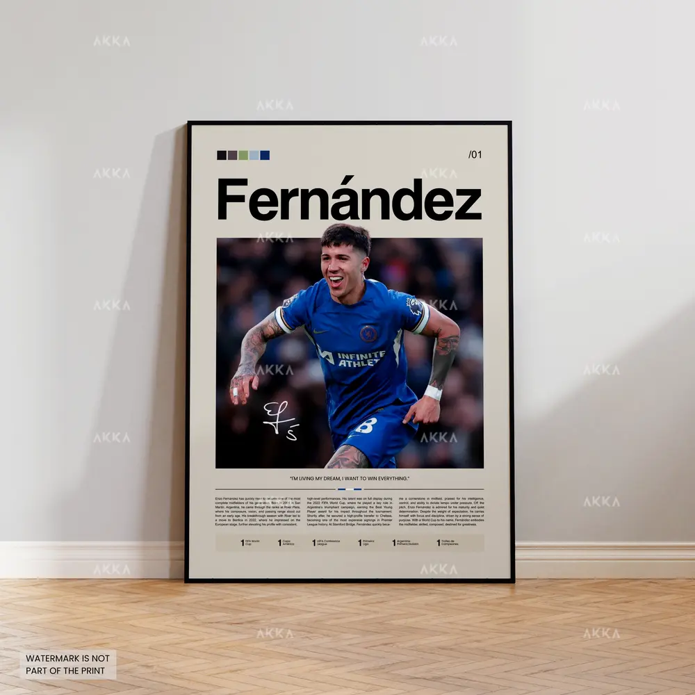 Enzo Fernández - Chelsea FC poster