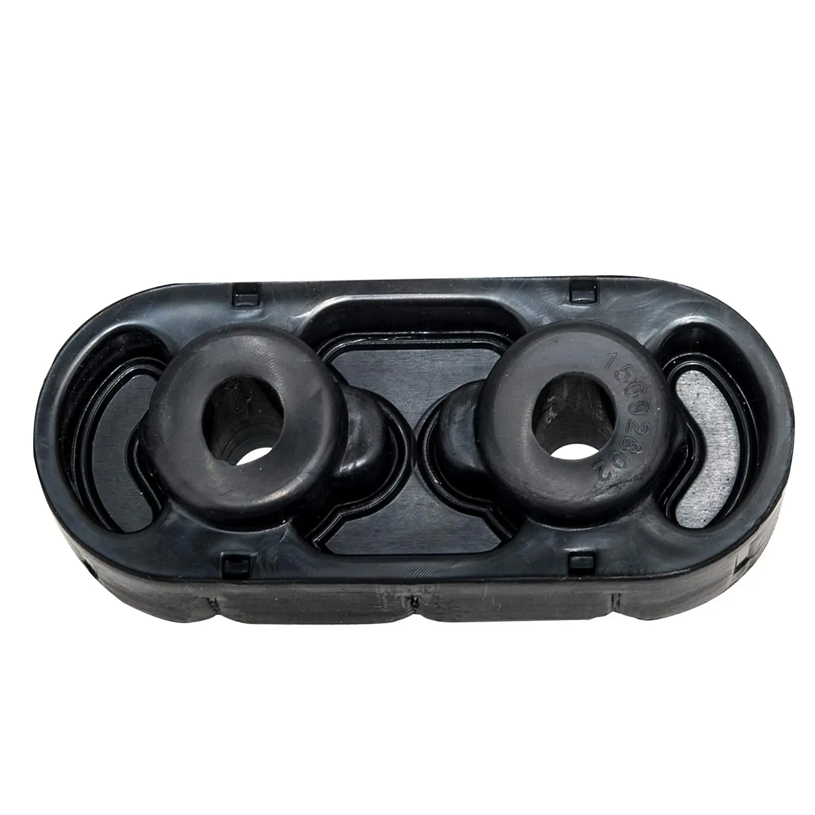 3mirrors Premium Heavy Duty Automotive Grade Heavy Rubber Exhaust Muffler Hangers-Insulators with Iron Frame, Vibration Damp, Compatible with Silverado, Sierra, Yukon/Tahoe, Part Nos. 15092802, 15740212, 25956663