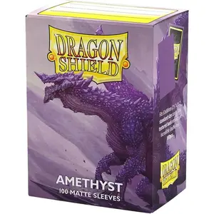 Dragon Shield: Matte Amethyst Standard Size Card Sleeves (100ct)