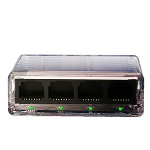 Plastic Case Desktop Gigabit Network Switch Adapter with Automatic Fast Switching